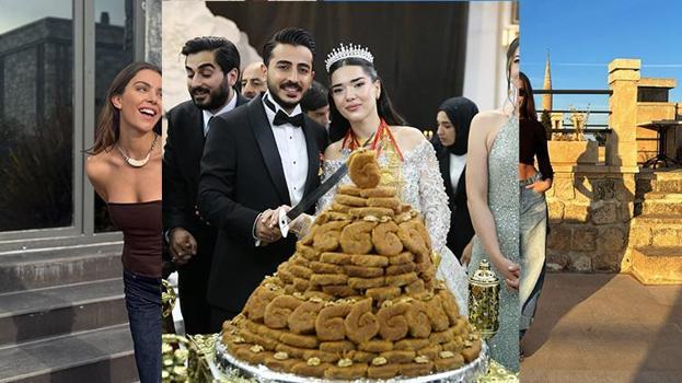 Diyarbakırlı gelin ile damat düğünde kestikleri tatlıyla olay oldu! Sebebi sonradan açıklandı