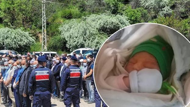 Kabus geri döndü: 1,5 yaşındaki Metehan bebek hayatını kaybetti! Cenazede herkes maske taktı