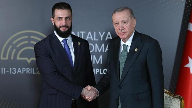 Cumhurbaşkanı Erdoğan, Ahmed Şara ile görüştü