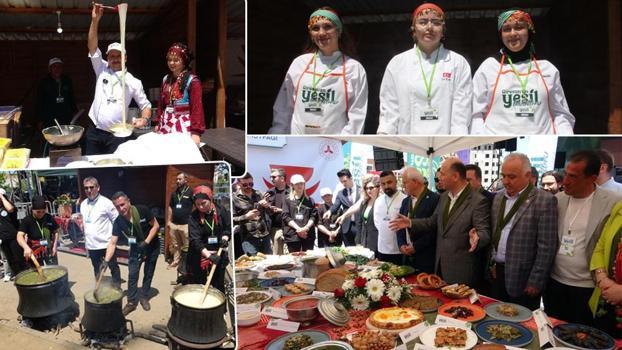 Giresun'un yöresel lezzetleri gastronomi festivalinde! Vejetaryen lezzetler ilgi odağı oldu