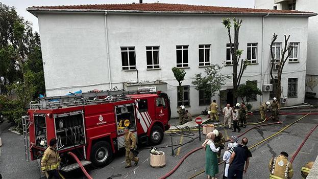 Üsküdar Devlet Hastanesi’nde korkutan yangın