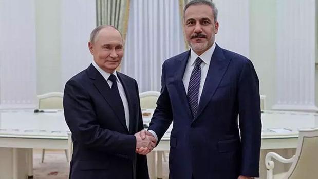 Moskova'da kritik zirve! Putin, Dışişleri Bakanı Hakan Fidan'ı kabul etti