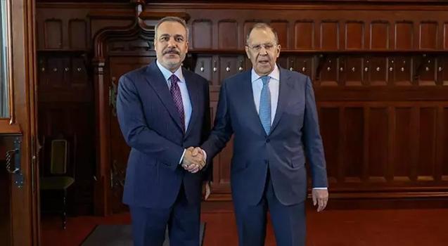 Dışişleri Bakanı Hakan Fidan, Rusya Dışişleri Bakanı Lavrov ile görüştü