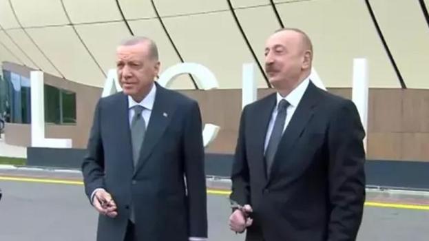 Cumhurbaşkanı Erdoğan, Laçın Havalimanı'nın açılışını yaptı