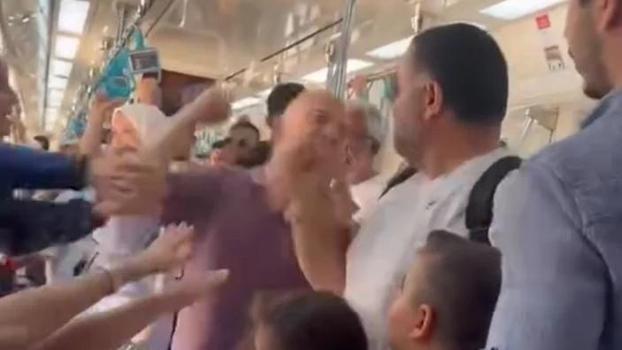 Marmaray'da insanlık utandı! Toplum ayağa kalktı