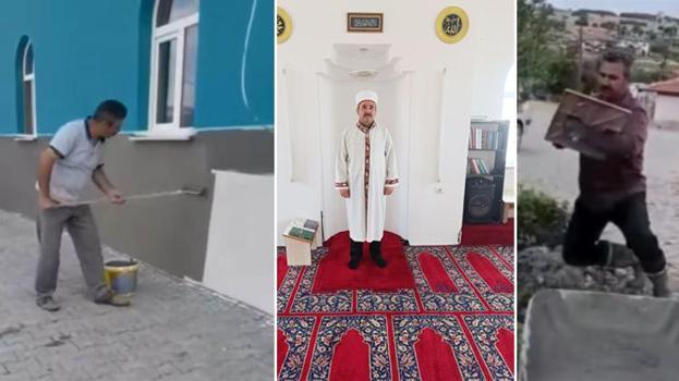 Tek kişilik hizmet ordusu! Manisalı imam yaptıklarıyla taktir topluyor