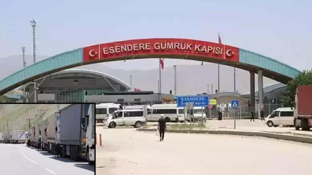 Hakkari'den İran'a açılan sınır kapısında TIR kuyruğu