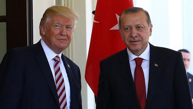 Cumhurbaşkanı Erdoğan, ABD Başkanı Trump ile görüştü