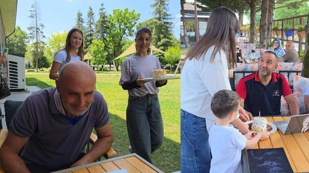 Düzce'de çocuklar babaları için rengarenk pastalar yaptı
