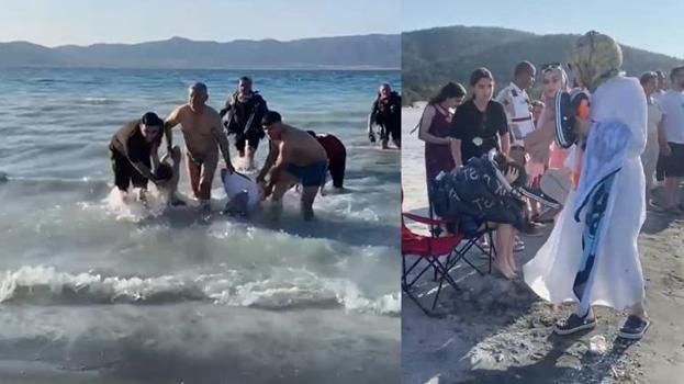Salda Gölü'nde korkunç olay! Baba ve oğlu boğuldu, kızı hastaneye kaldırıldı