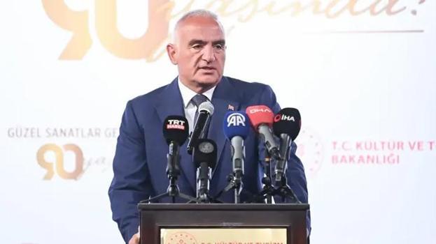 Güzel sanatlar 90 yaşında! Bakan Ersoy: Kültür ve sanatla daha güçlü Türkiye hedefi