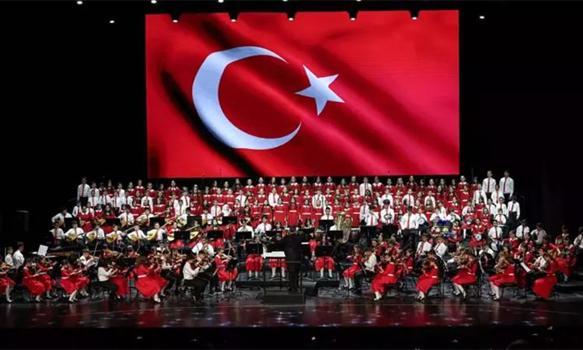 Cumhurbaşkanlığı Çocuk Orkestrası ve Korosu, Dünya Müzik Günü’nde AKM'de sahne aldı