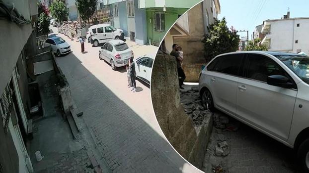 Darıca'da şaşkına çeviren kaza: Sürücünün yardım isteği kâbus oldu! Park ettireyim derken evin duvarını yıktı