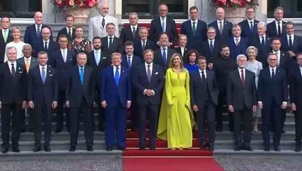 Lahey'de NATO Zirvesi! Cumhurbaşkanı Erdoğan ve Trump yan yana