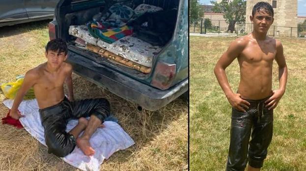 Denizli'den Edirne'ye geldi! Şampiyon adayı eski model araçta yatıp kalkıyor