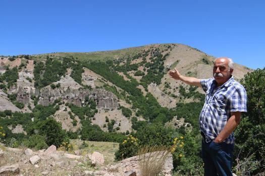 Sivas'ta esrarengiz yapı! Görüntüsü peri bacalarını andırıyor, efsanesi dilden dile dolaşıyor; ‘Allah'ım beni taş kestir beni bu köye gelin etme'