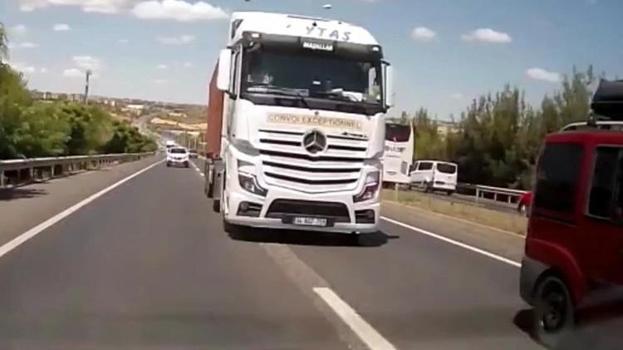 Yaşanan facia ders aldırmadı Tekirdağ'da tır sürücüsünden akıl almaz taciz: Bu resmen cana kast etmektir!