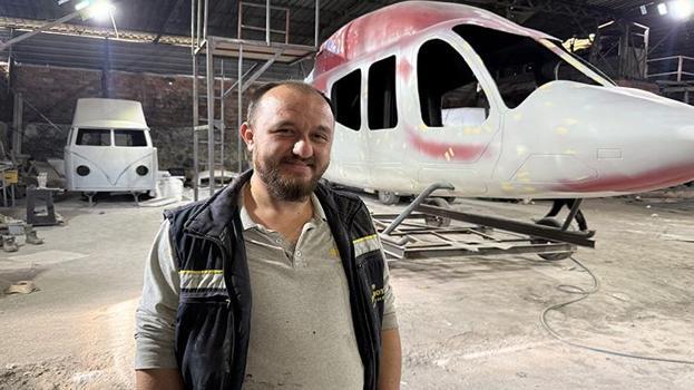 Tekirdağlı usta hurda araçlarla başladı, şimdi helikopter yapıyor! Yurt dışından gelen siparişlere yetişemiyor