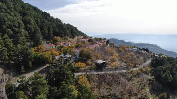 Aydın da nasibini aldı: Merkeze 25 kilometre uzakta dağlarda görüldü