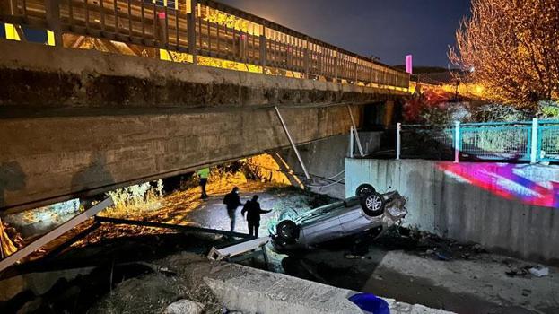 Tunceli’de kontrolden çıkan otomobil dereye uçtu; Uzman Çavuş yaşamını yitirdi