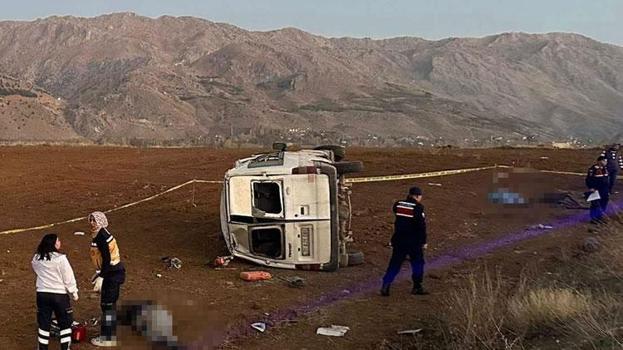 Kahramanmaraş Göksun’da işçi servisi devrildi: 2 ölü, 7 yaralı