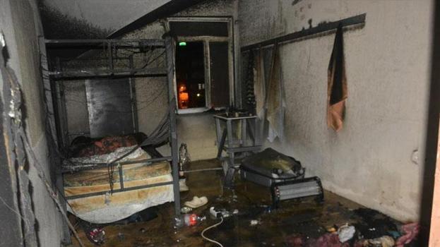 Ordu Ünye’de 4 katlı binada yangın