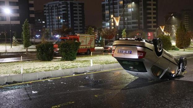 Nevşehir'de önce otomobiliyle takla attı, sonra kaza yerinden kaçtı