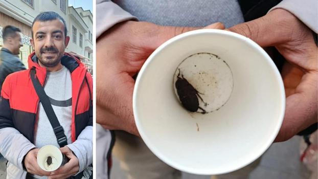 Diyarbakır'da dükkan kapısında gördü: Ayağının dibinde hazine buldu!