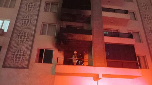 Diyarbakır'da uzaklaştırma kararı sonrası evini ateşe verdi