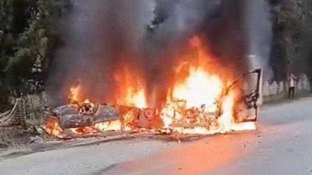 Aydın Köşk'te kaza sonrası iki araç da alev aldı: 2 yaralı