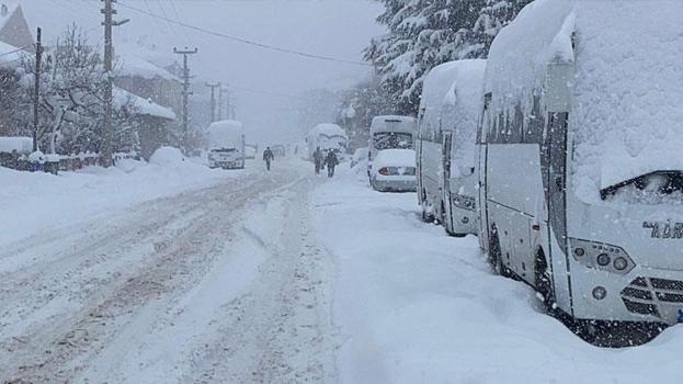 En düşük hava sıcaklığı Bolu'da ölçüldü Türkiye'nin en soğuk ili oldu