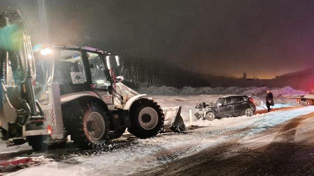 Mazıdağı’nda kar kazayı beraberinde getirdi: 7 yaralı