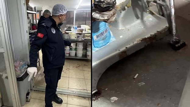 Pastanede mide bulandıran görüntüler!