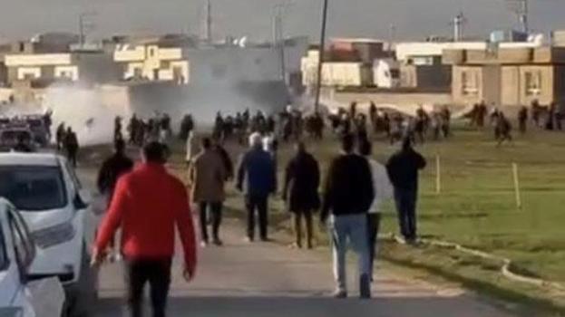 Kızıltepe’de iki aile arasında kavga kamerada