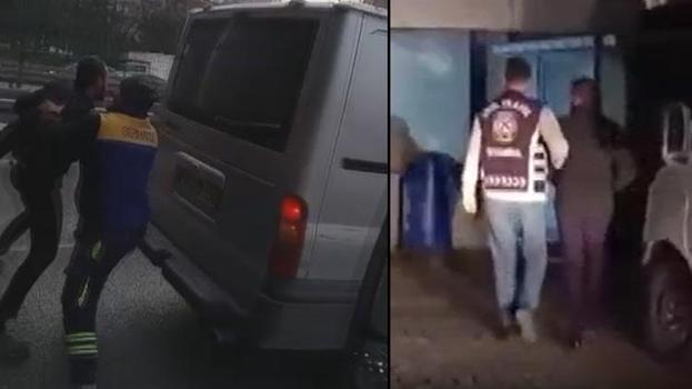 Trafikte tartıştığı kişinin aracına saldırmıştı! O maganda kıskıvrak yakaladı