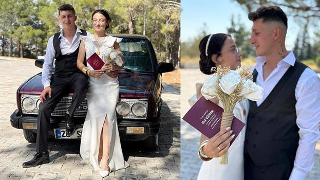 Burdur'da 6 aylık evli çifti trafik kazası ayırdı! Düğün fotoğraflarındaki detay yürekleri sızlattı