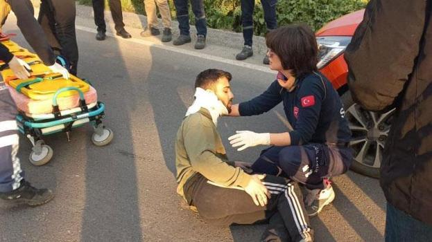 Tekirdağ Muratlı’da trafik kazasında 1 kişi yaralandı