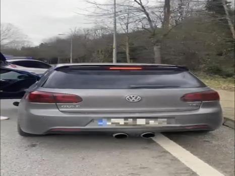 İstanbul'da caddeyi böyle kirletti: 30 gün ceza aldı