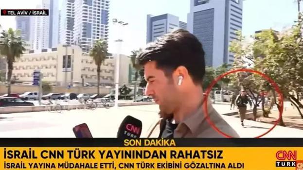 CNN Türk’ün Tel Aviv yayınına müdahale! İsrail Savunma Bakanlığı önünde canlı yayın kesildi, muhabir Emrah Çakmak'a ulaşılamıyor