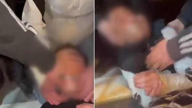 Fatih'te kan donduran akran zorbalığı! Ellerini ayaklarını bağlayıp vurdular: O anlar kamerada