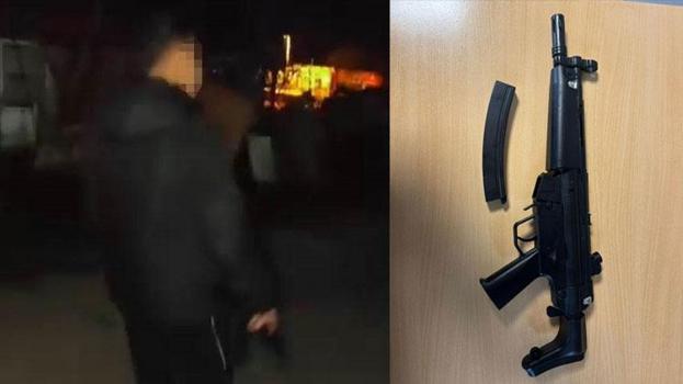 Uzun namlulu silahla sokakta dolaşan 2 şahıs gözaltına alındı