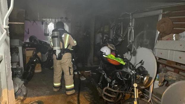 Karaman'da yanan elektrik kablosu korkuttu