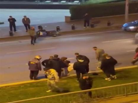 Ölüm onu caddede buldu: Ümraniye'de feci kaza!