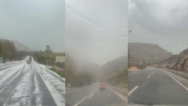 Mardin'de 1 günde 4 mevsim yaşandı: Bahar havası, sağanak, kar ve fıtına