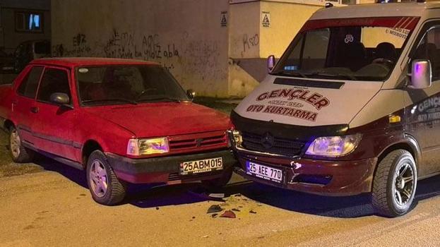 Erzurum’da tamir için bırakılan otomobil çalındı, tamirci başka bir araçla çalınan aracı kovaladı