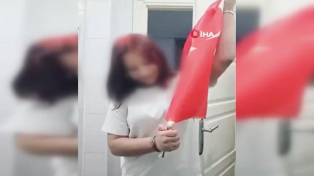 Türk bayrağını yakan şüpheli hakkında karar verildi