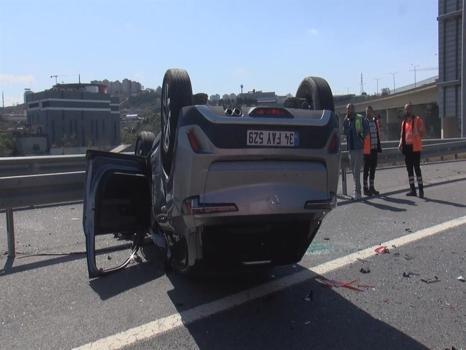 Eyüpsultan'da korkunç zincirleme kaza: 2 yaralı