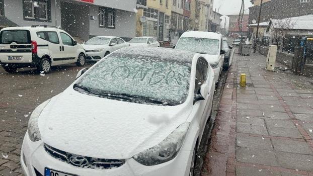 Bingöl'de nisan karı etkili oldu!