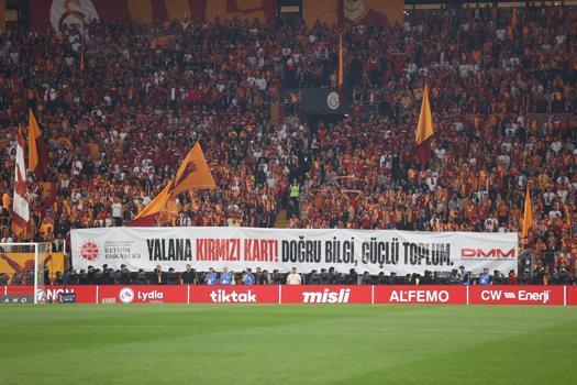 Dev derbide "Dezenformasyona Kırmızı Kart" mesajı