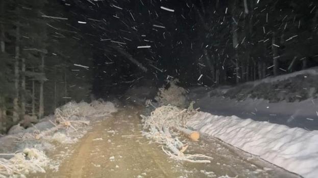 Kastamonu'da hava sıcaklığı düştü kar yağışı etkili oldu